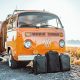 What kind of rental vans are suitable for long trips and nature tours