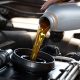 What should be done when renting a car if you have to change the car engine oil?